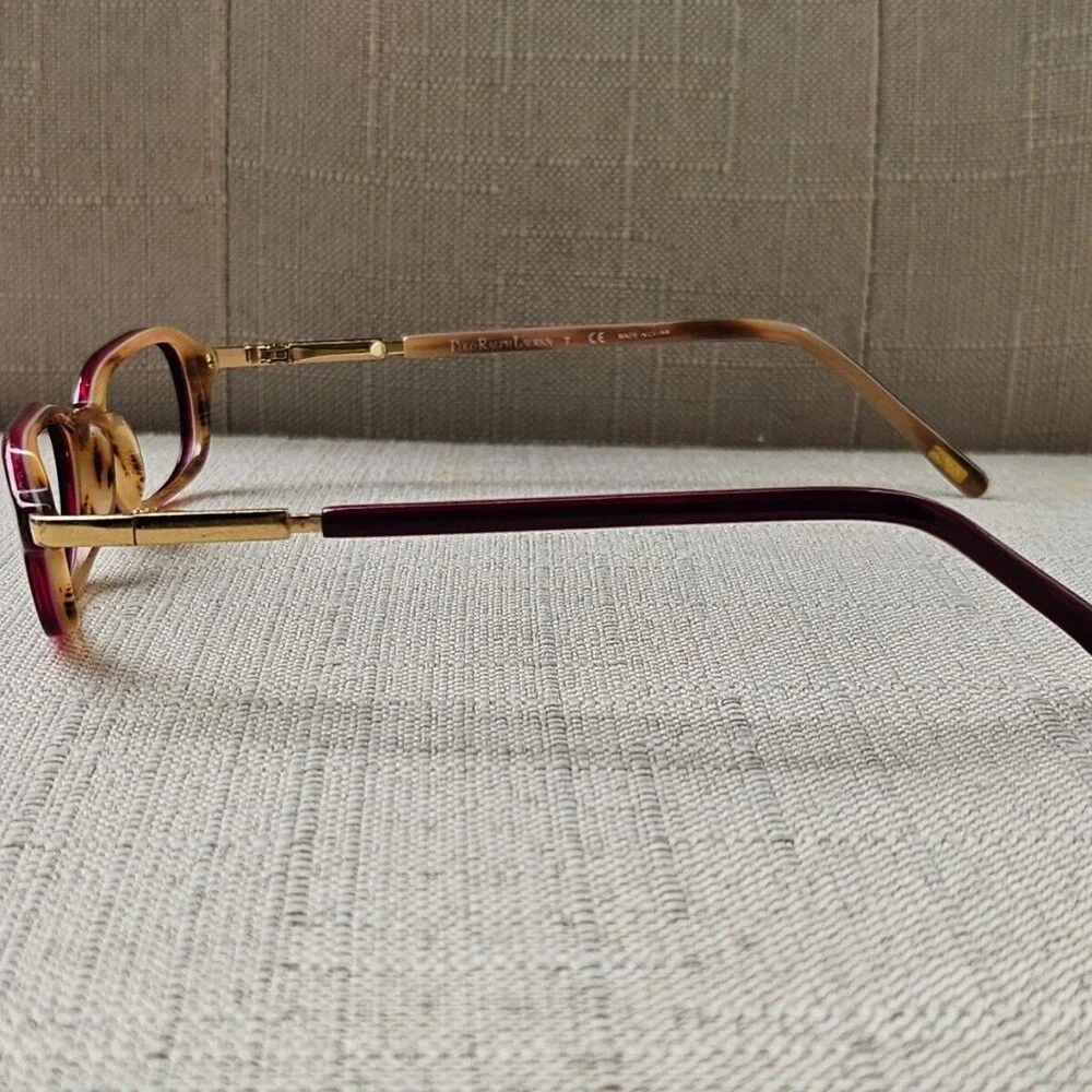 Ralph Lauren Prep Youth Eyeglasses Frame Red/Gold Tone 8506 45[]15 125